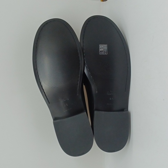 NWB Coach Jess Leather Loafer Black/Gold Sz 8.5B - Picture 8 of 9